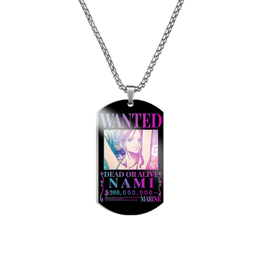 Nami Black Wanted Necklace