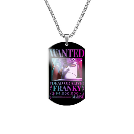 Franky Black Wanted Necklace