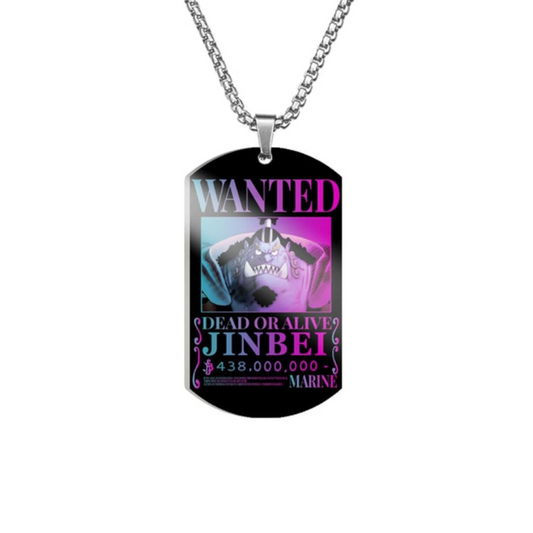 Jinbie Black Wanted Necklaces