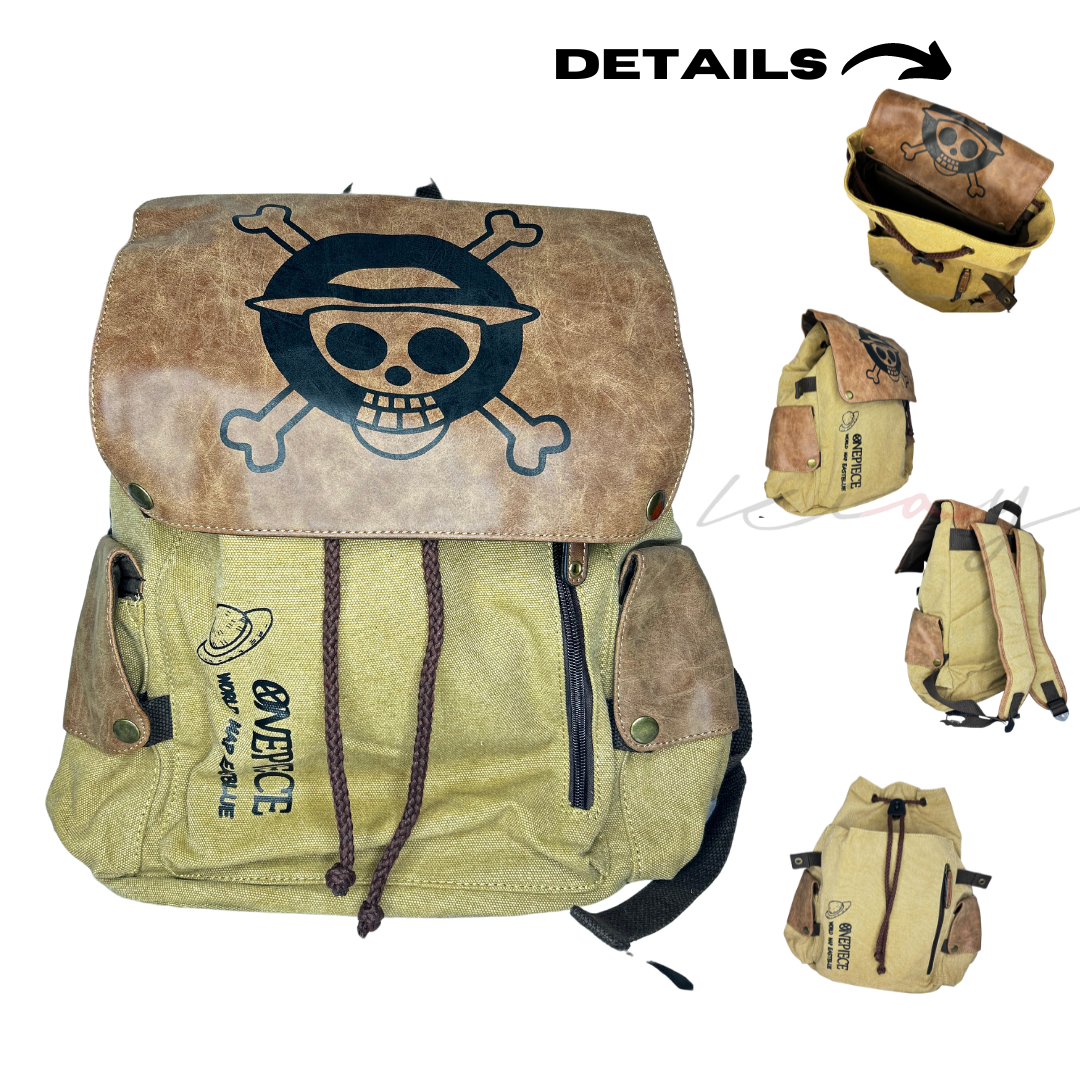 One top piece bookbag