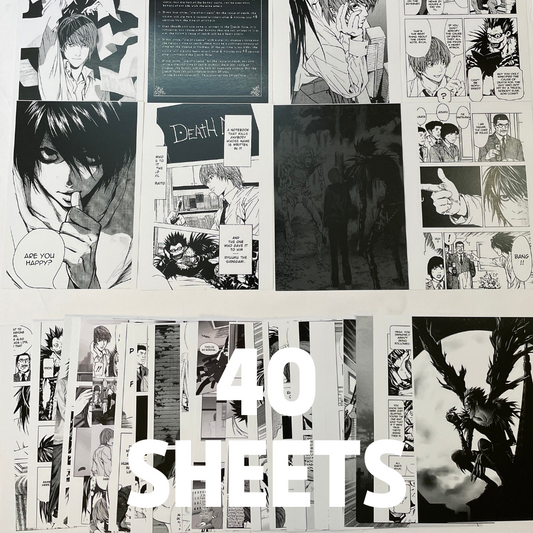 Death Note Manga Wall