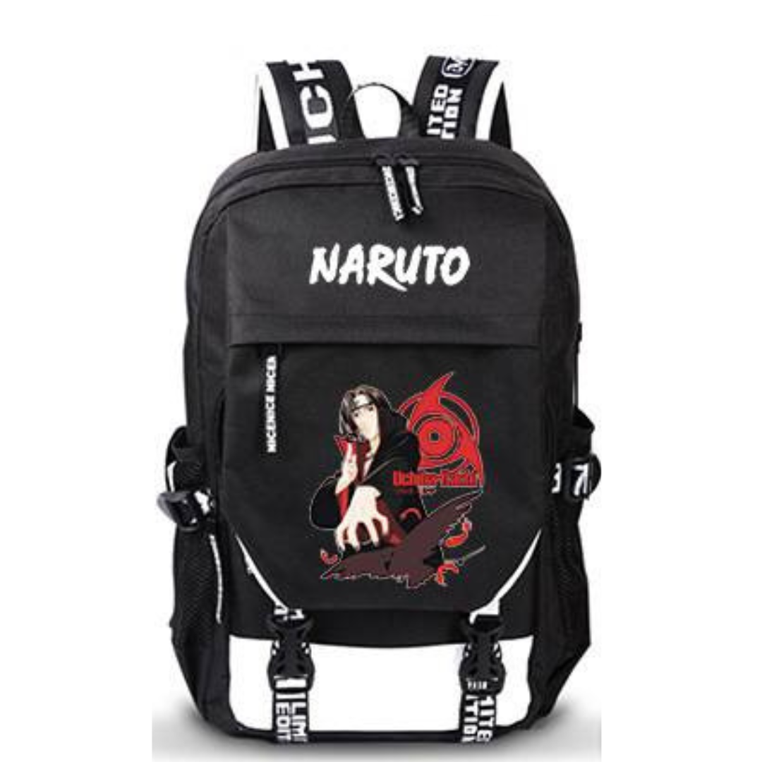 Naruto Kanji Logo Itachi Uchiha Backpack