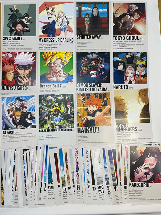 Anime Checklist Wall Decor